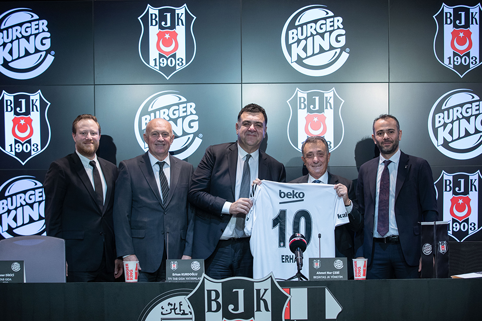 Beşiktaş Kulübüne Burger King Menüleriyle Destek Olacak
