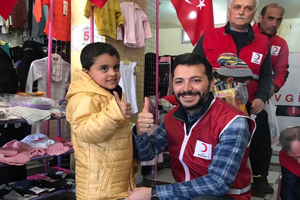 ASKON ve Kızılay'dan İdlib'e yardım Eli