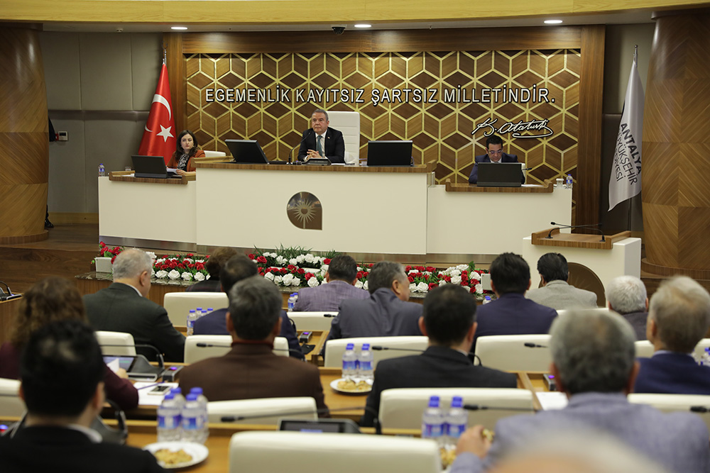 Büyükşehir Meclisi Aralık Ayı toplantısı yapıldı